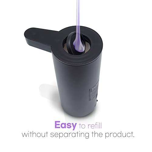 Danawa 9 Oz. Premium Automatic Soap Dispenser, Touch-Free Rechargeable Sensor Liquid Soap Pump Dispenser, Stainless Steel (Matte Black) #TOP3