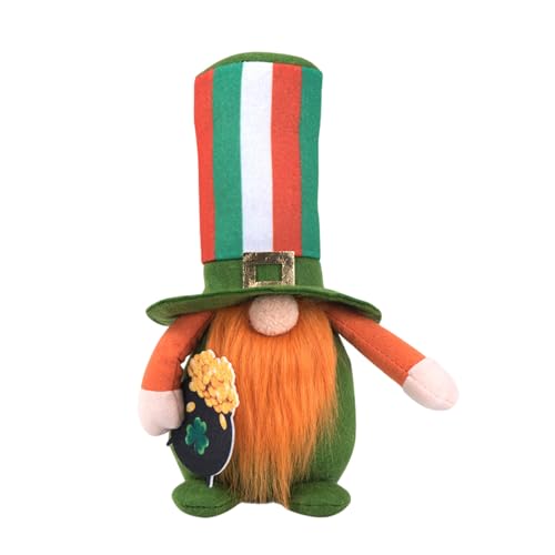 Trufolxiaz Decorazione Della Fattoria Svedese Bambola Gnoma Nazionale Irlandese Celebrazione Ornali Decori Stagionali Stpatricks Bambola Senza Volto Per Festival
