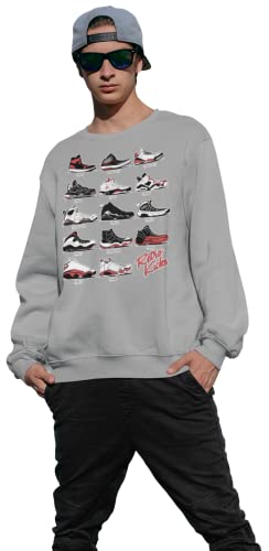 The Original Retro Kicks Crewneck Sweatshirt to match Jordan Sneakers Streetwear Urban Hip Hop Kicks3