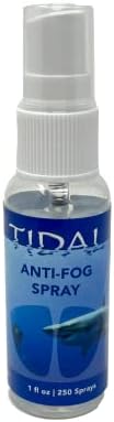 Tidal Anti Fog Spray for Dive mask, Scuba mask, Defogger for All Underwater Mask, Glass and Plastic Lens, | Fog Away Spray