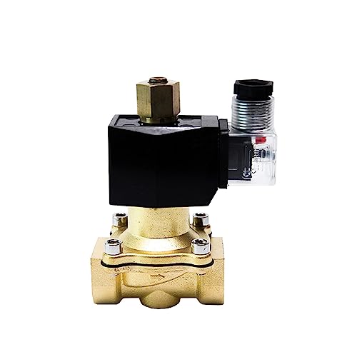Électrovanne 1 pouce normalement ouverte laiton pour arrosage automatique 12V