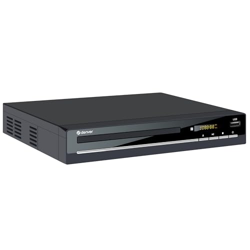 Denver DVH-7787MK3 DVD Player – Region-Free mit HDMI, Scart & USB-Verbindung – 1080p Upscaling, Dolby Digital Sound & Fernbedienung Denver DVH-7787MK3 DVD Player – Region-Free mit HDMI, Scart & USB-Verbindung – 1080p Upscaling, Dolby Digital Sound & Fernbedienung
