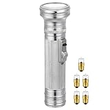 Lampe torche plate rétro : polyvalente et pratique, cette petite lampe torche est idéale pour les activités de plein air et le camping, et répondra à vos besoins