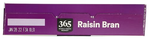 365 by Whole Foods Market, Raisin Bran Cereal, Vegan, Low-Fat, 15 Ounce - image 4