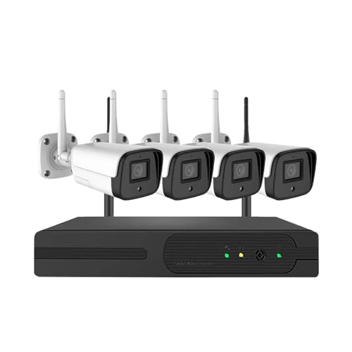 8CH OhSIPJ Wi-Fi VXeZbg 8`l NVR Lbg(2T,8CH NVR 4PCS CAMERA_US PLUG)