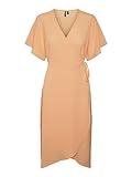 - Hals : V-Ausschnitt VERO MODA Female Midikleid