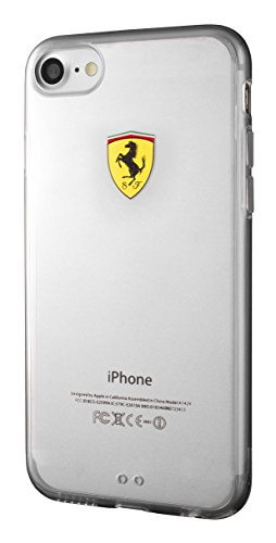 Ferrari fehc p7tr1 Protection en TPU pour Apple iPhone 7, Racing Shield Transparent