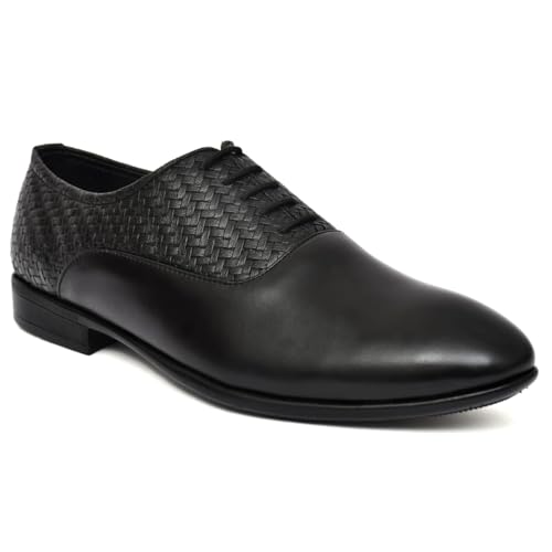 Kings-Elite-Mens-Black-Leather-Formal-Shoes-Stylish