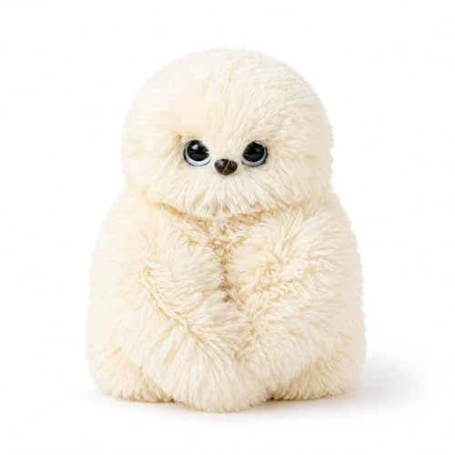 Image of MONEX Garments Cute Fluffy Plush Toy Set for Kids, Soft Kawaii Stuffed Animal Doll for Bedroom Decor & Gift, Purple Pink White Plushies
