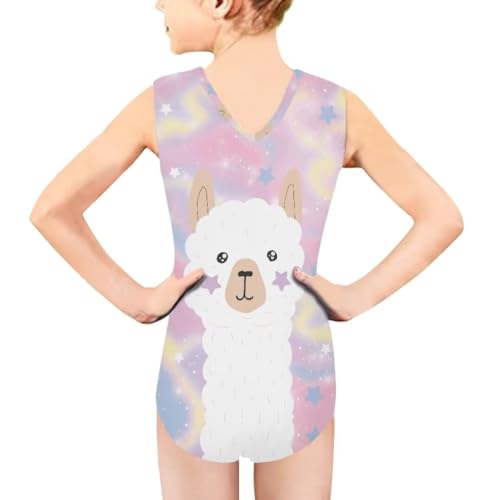 Image of Girls Swimsuit 3-14Y One Piece Swimwear Sleeveless Girls Bathing Suit