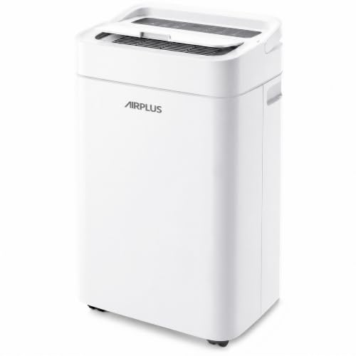 AIRPLUS 4500 Sq. Ft Dehumidifier for Basement, 70 Pints Dehumidifiers for Home with Drain Hose, Continuous Drainage, Intelligent Humidistat, Multifunctional Dehumidifier for bathroom, bedroom