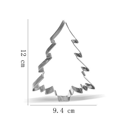 12 cm Christmas Tree Cookie Cutter – Stainless Steel