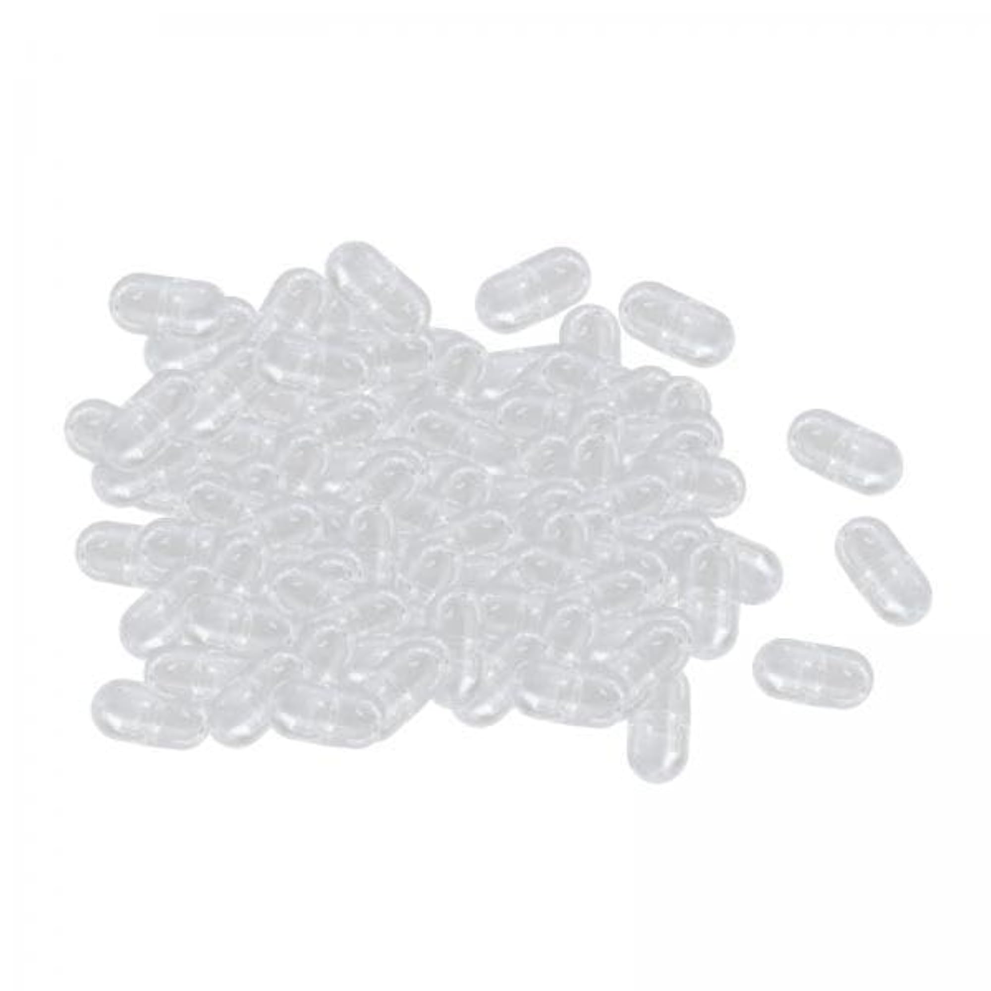 ® 2x100x Mini Empty Clear Capsule for Lipstick Cosmetic DIY Containers