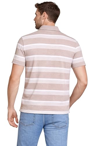 Image of SANE ORIGINALS Half Sleeve Polo T-Shirt for Men with Pocket || Stripe Collar and Pocket T-Shirt for Men Half Sleeves