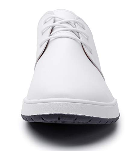 Image of ZZHAP Men's Casual Oxford Shoes Breathable Flat Fashion Sneakers
