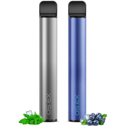 ARASHI 電子タバコ 使い捨て VAPE ベイプ 4000回吸引可能 2本セット 水蒸気タバコ 爆煙 禁煙パイポ 禁煙グッズ ニコチン・タール無し 電子たばこ メンソール+ブルーベリー