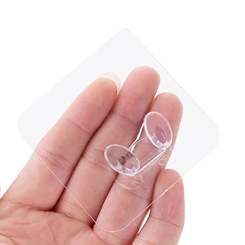 Kit 5 Gancho Suporte Organizador Tomada Parede Adesivo Transparente Plug