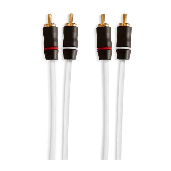 Cable de audio RCA de 2 vías Fusion Climb de 6 pies estándar con conexión de sonido fiable 2