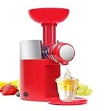 【UTILISATION】Vous pouvez ajouter les fruits de votre choix pour créer de délicieuses gourmandises. Réalisez une multitude de glaces, selon vos envies et votre imagination. La glace est prête en quelques secondes !