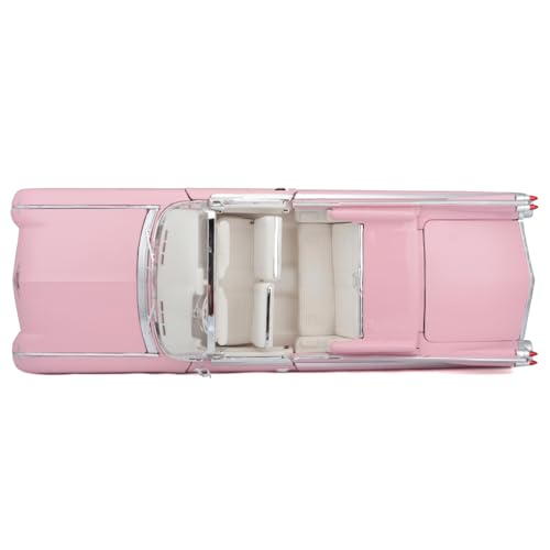 1959 Cadillac Eldorado Biarritz Convertible rosa Maisto 1:18 miniatura 7