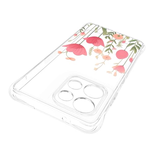GREATRULY Floral Clear Case for Moto G Power 2025/2026 for Women Girls,Cute Flowers Design Phone Cover,Slim Soft Transparent Drop Proof Pretty Pattern TPU Protective Case,FL-35 by GREATRULY - Used condition - Image 8
