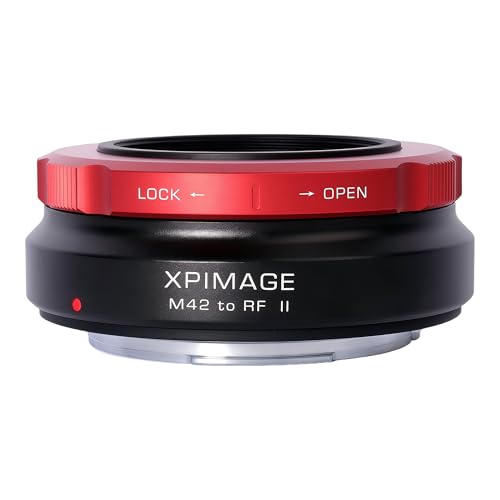 XPIMAGE M42ネジレンズをCanon EOS RFカメラに取り付け可能なレンズマウントアダプターリング