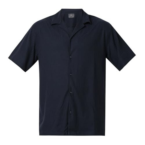 Image of Spykar Men's Relaxed Fit N /A Half Sleeve Printed Casual Shirts