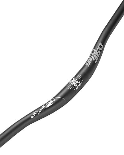 Mountain Bike Handlebars Bicycle Bars 31.8 Aluminum Alloy Rise 25Mm Extra Long 800Mm Mtb Riser Handlebar Black #TOP6