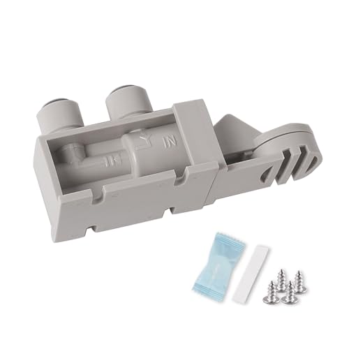 Fluxioxtna Válvulas de parada de fugas protectoras de agua para sistemas de filtro de agua de ósmosis inversa debajo del fregadero, apagado automático, fugas del dispositivo