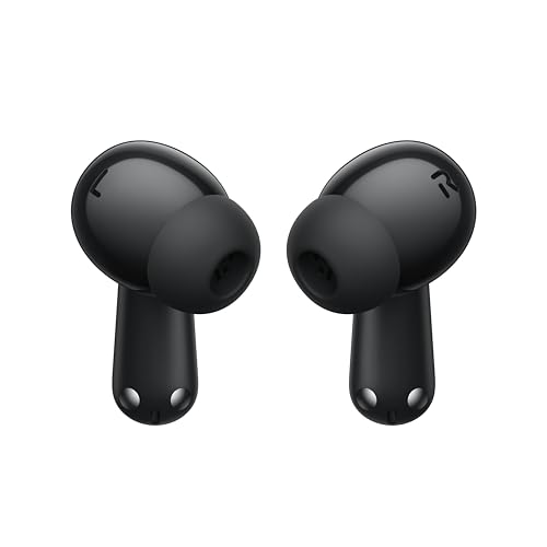 Image of OPPO Enco Air4 Pro Black, Noise Cancellation, 44 Hours Playtime, Triple Microphone System, Water and Dust Resistance, 1 Year Warranty