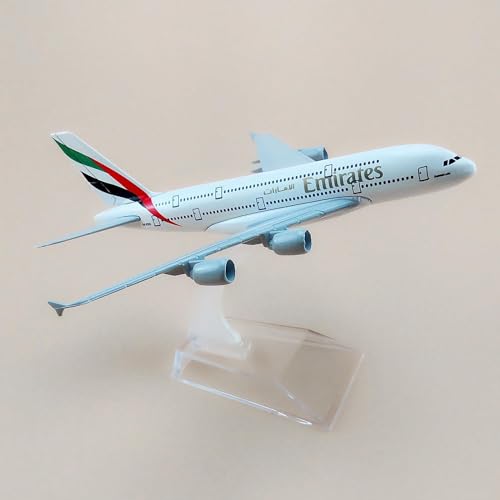 Image of Toys Uncle Diecast Aeroplane Scale Model, (A380 EMIRAT), Multicolor