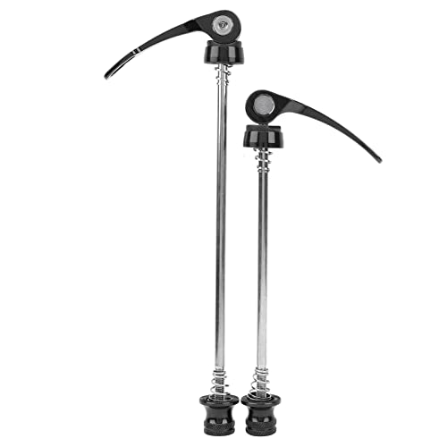 Cufaee 2Pcs Bicycle Wheel Hub, Bike Quick Release Axle Skewer Bicycle Hub Parts, Bike Axle Skewer Lever for Road, Mountain, BMX 