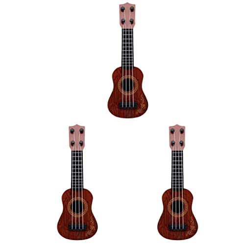 jojofuny 3 pièces Mini ukulélé jouet musical instrument modèle ukulélé ukulélé instruments jouets enfants ukulélé… - Les Beatles, Paul McCartney, John Lennon, RIngo Starr, George Harrison jojofuny 3 pièces Mini ukulélé jouet musical instrument modèle ukulélé ukulélé instruments jouets enfants ukulélé…
