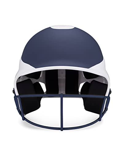 Rip-It | Vision Pro Softball Batting Helmet | Matte | Two-Tone Navy Xl | Lightweight Women's Sport Equipment #TOP2