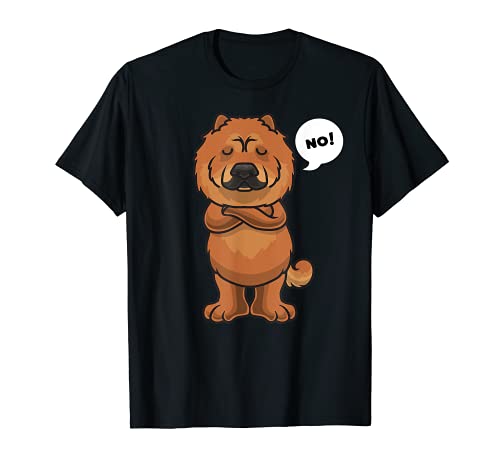 Il tuo Cane Chow Chow è testardo o conosci qualcuno che ama i cani Chow Chow? Allora questo motivo divertente per padrona, padrone con cane testardo dei cartoni animati è la cosa giusta per te.