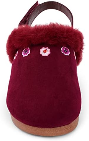 Gymboree, and Toddler Girls Faux Suede Clogs,Spice MKT RUBINE,2 | Image 3