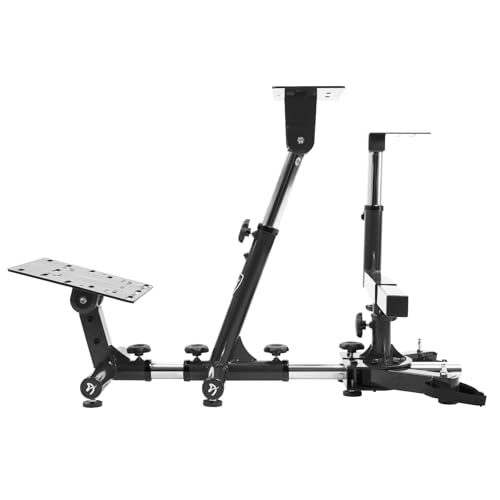 Image of Arozzi Velocita Universal Racing Simulator Cockpit Compatible with Most Racing Sim Gear and Gaming Chairs Collapsible Telescopic and Portable - Black