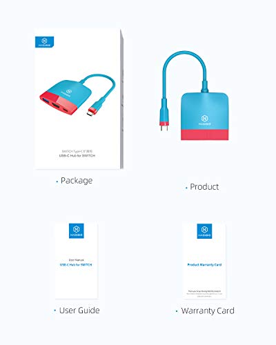 image for Switch Dock for Nintendo Switch OLED, Hagibis Portable TV Dock Chargin