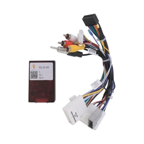 16pin Car Stereo Radio Power Wiring Harness Canbus Box for Nissan X-Trail Teana Navara Qashqai Sentra Support Factory Bose Amplifier OEM Backup Camera Cover