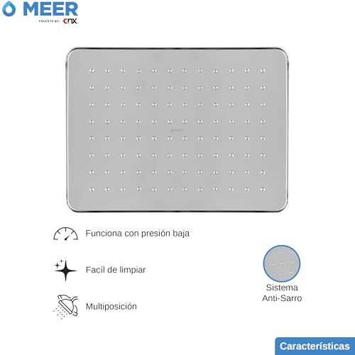 La mejor comparación de Regadera rectangular los 7 más buscados. 6 Imagen adicional
