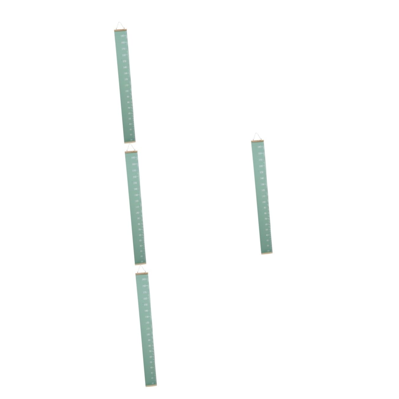 Toyvian 4pcs Growth Wall Ruler Boys and Girls Height Measurement Tools Hanging Height Chart for Nursery