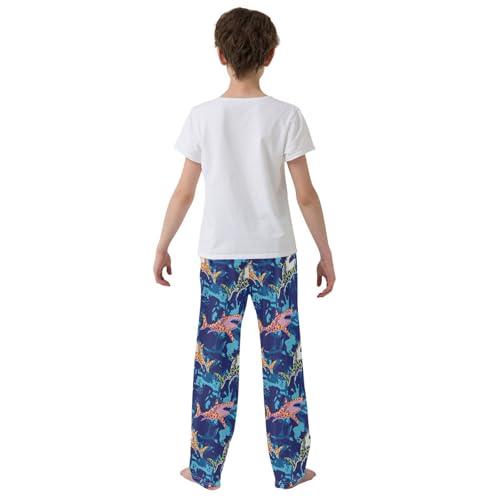 Colorful Sharks Abstract Boys Pants for Kids Jogger Pants with Pockets S-XL3