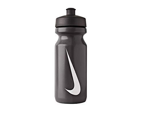 NIKE Unisex Big Mouth Water Bottle, Black/Black/White, 650 ml, Plastic