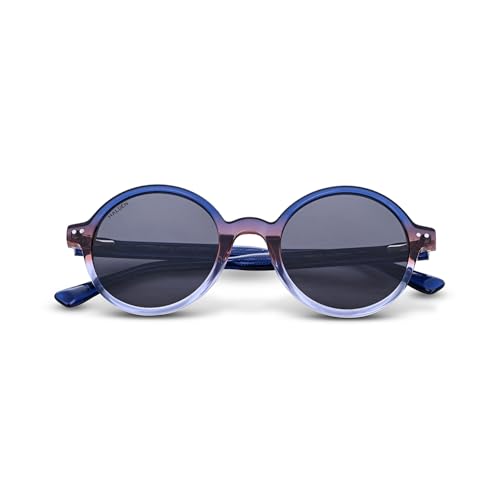 Image of HALDEN inchCOMET inch Series Sunglasses - Italian Sophistication & Japanese Precision in Classic Round Design, 1-Year Warranty