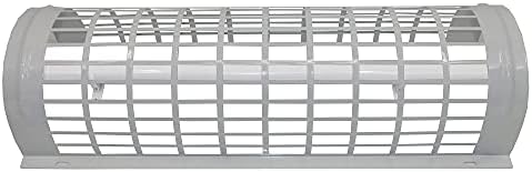 Mylek Tubular Heater 135W Low Energy - Tube 105cm and Cage Guard 91cm - Adjustable Thermostat And Mounting Brackets Greenhouse, Garage, Caravan
