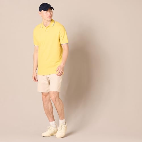 Image of Amazon Essentials Men's Slim-Fit Short-Sleeve Cotton Pique Polo Shirt