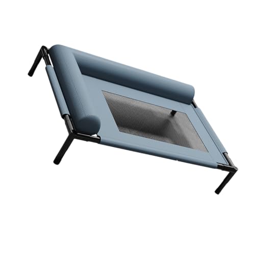 Lit surélevé pour chien résistant aux mastications avec toile lavable - 7
