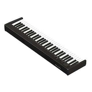Piano à clavier portable à 61 touches Piano numérique électrique Double haut-parleurs intégrés Batterie rechargeable Instrument de musique Piano avec connexion MIDI Bluetooth for les cadeaux d’anniver - Les Beatles, Paul McCartney, John Lennon, RIngo Starr, George Harrison