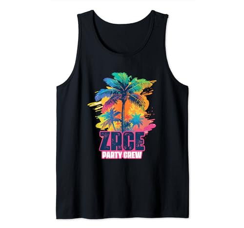 Zrce Croatia Party Crew Equipo de vacaciones Camiseta sin Mangas