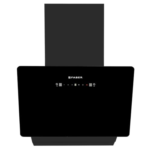 Faber 60cm 1400 m³/hr Vertical Wall Mounted Chimney|Filterless|Tw...